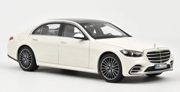 183807 Mercedes-Benz S-Class AMG-Line 2021 White 1:18